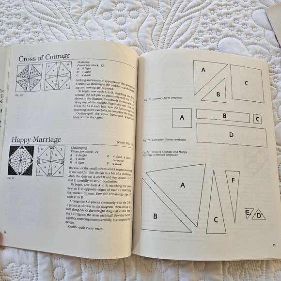 Vintage 1988 and 2001 Quilting Books Bundle - Small Projects & Weekend Quilts - Picture 13 of 16